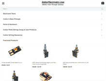 Tablet Screenshot of guitarelectronics.com